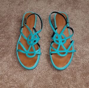 Donald J. Pliner turquoise sandals
